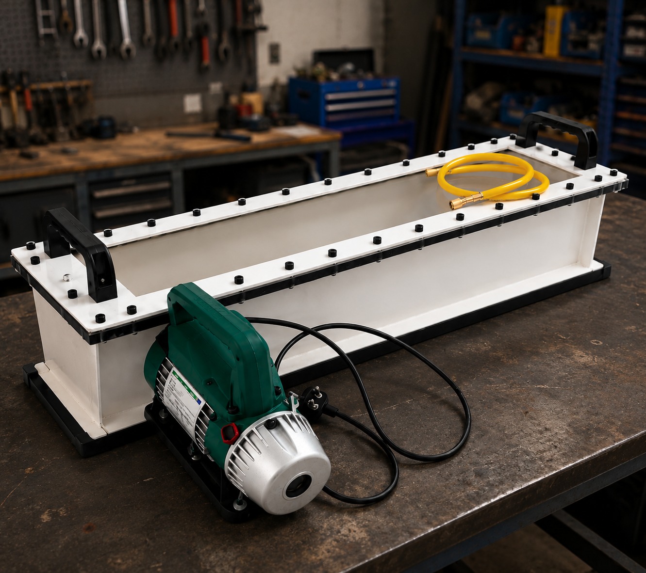 Flat Bottom Vacuum Box – Butt Weld Testing – Burhani Engineering Technology